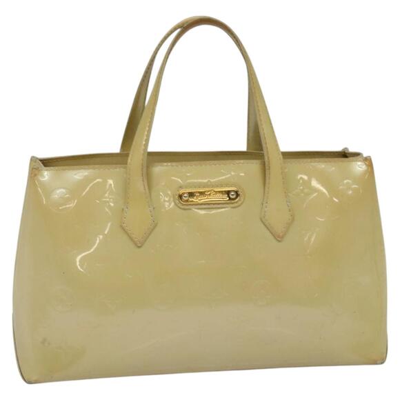 LOUIS VUITTON Monogram Vernis Wilshire PM Hand Bag Broncorail M91452 - Picture 2 of 12
